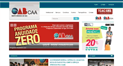 Desktop Screenshot of caams.org.br